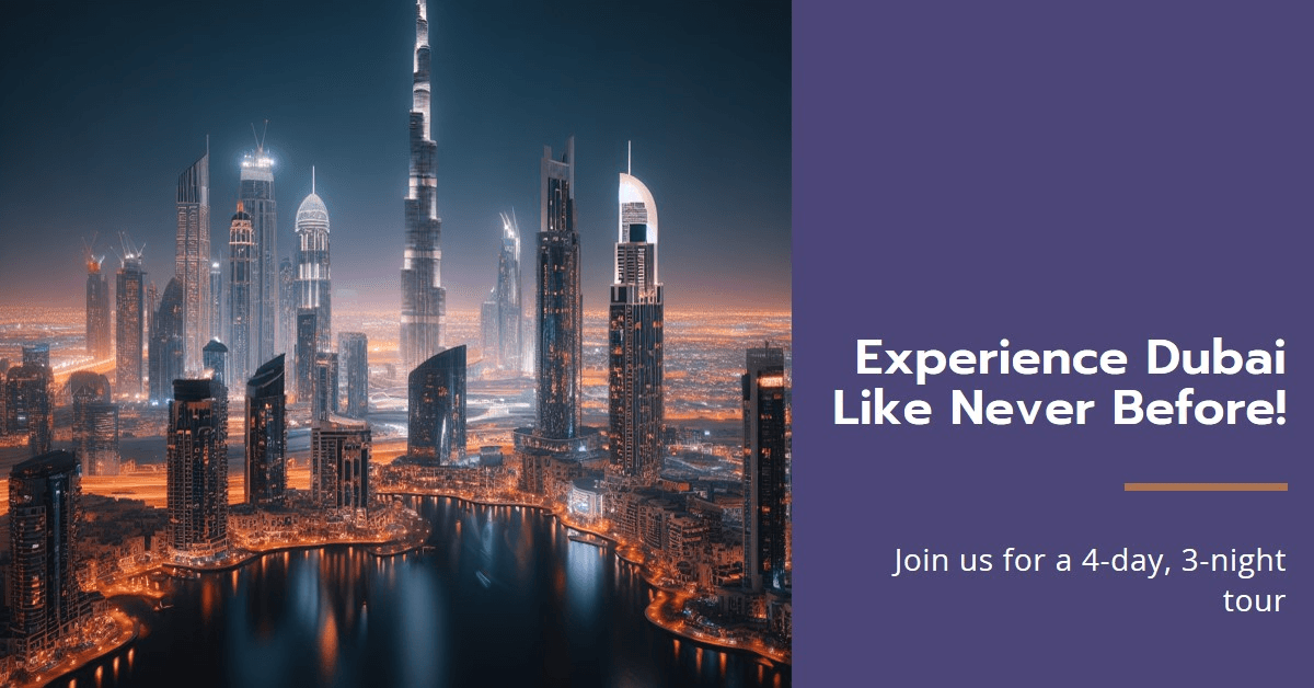 Dubai Tour with Ticket Planet : Glittering Skies of Dubai! ✈️🌆
